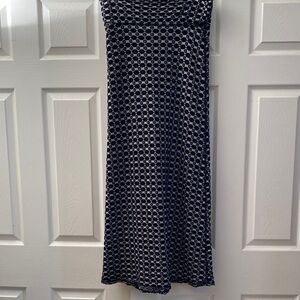 Coin 1804 Black and Gray Maxi Skirt